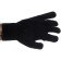 Acrylic garden gloves, overlock, black, Sibrtekh