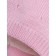 A cap on ties with a pompom Children's Amarobaby Pure Love Cutie, with a lining, size 46-48 cm, pink color