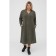 Female dress, size 64, dark green color