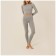 Sports legins, size m, color gray color