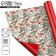Paper packing gloss double -sided "New Year's balls", 70 x 100 cm, New Year