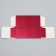 Makarun box, confectionery packaging "Bordeaux", 12 x 5.5 x 5.5 cm
