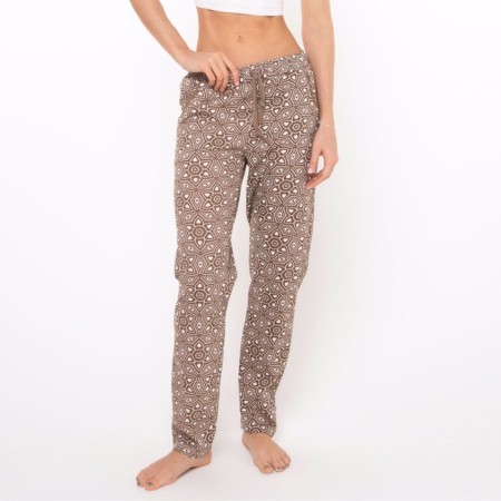 Women's pants, beige color, size 46