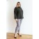 Female trousers, size 66, gray color