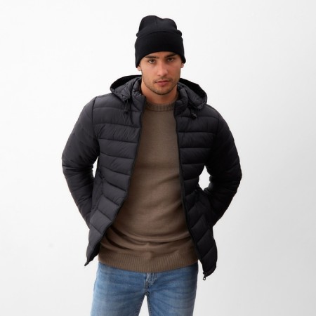 Men's jacket on the lightning collorista color black, rn 54