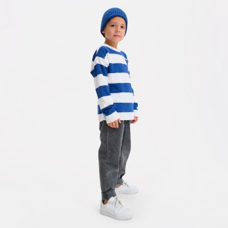 Jumper Children's KAFTAN, white/blue color, p. 36 (134-140 cm)-4