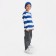 Jumper Children's KAFTAN, white/blue color, p. 36 (134-140 cm)