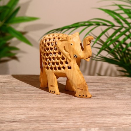 Souvenir "Elephant" tree Kadam 10x4x11 cm-1