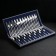 Set of dining room "Uralochka", 42 items, thickness 2 mm, decorative box, silver color