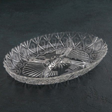 Glass Menzhitsa "Northern Star", 4 sections, 27.5 × 18.5 × 3.5 cm