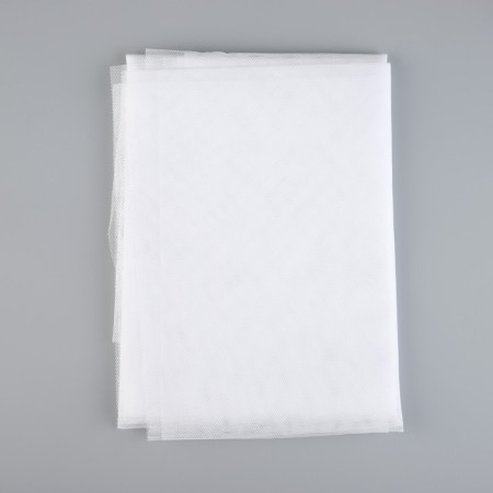 Mosquito grid with fasteners and PVC profiles for doorways, 1.5 × 2.1 m, in a bag, white color-2
