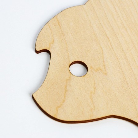 Board Wooden Wooden "Pig"-1