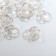 Beads for creativity Plastic "Busin hat" set 50 pcs Transparent 0.4x1x1 cm