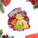 New Year's magnet "New Year without worries!" Symbol of the year, car