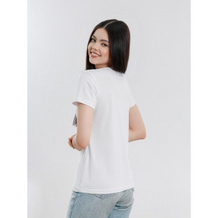 T -shirt female, size 50, white color-3