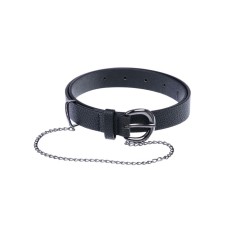 Artificial leather belt for girls, size 75 cm