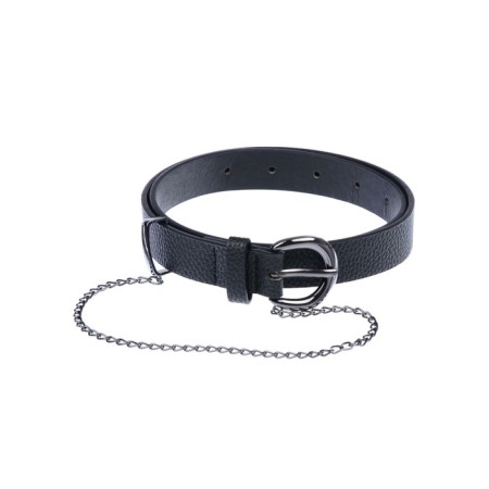 Artificial leather belt for girls, size 75 cm