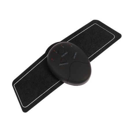 Massage for the press and hands of Luazon LEM-37, 6 modes, 3 remote control, 6HAAA (not in set), black-2