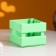 Wooden Kashpo 12 × 11 × 9 cm "odnushka light", two -strip, green giving beautifully