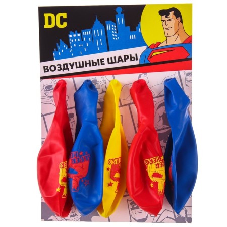Batman Airy ball, 12 inch, latex, 5 pieces, superheroes-2