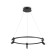 Suspended controlled LED lamp Ambrella Light, Linetech, FL5293, LED, 54 W, 4050LUM, 3000-6400K, black color black