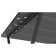 Folding table "Lunge Light", 605 × 605 × 750 mm, DPP gray / frame metal black matte
