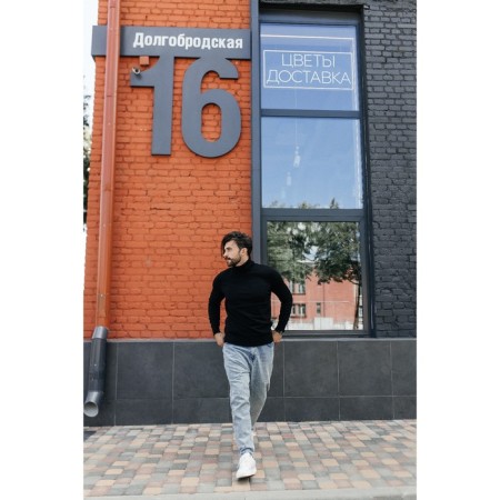 Jumper male ise, size 58, black color-7