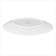 New Year's plate "Winter Forest", 20.4 × 2.2 cm, white color