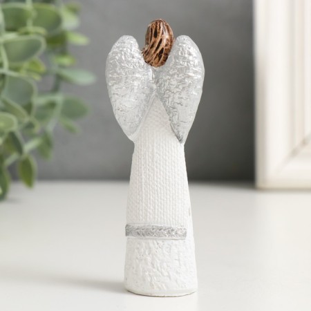 Souvenir Polystone "Faceless angel with silver wings" mix 10 cm-3
