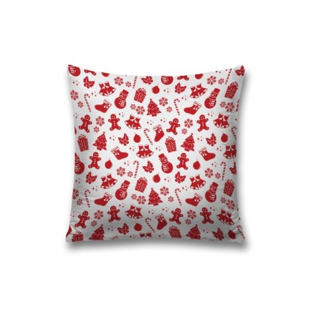 Decorative pillowcase "New Year's attributes", on a zipper, size 45x45 cm