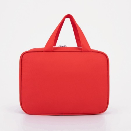 Road cosmetic bag, lightning department, red color-1