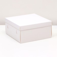 The box is folding, cover is, white, 25 x 25 x 12 cm