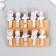 Decor for creativity wood "Procher. Ballerina" set of 10 pcs 3.8x1.7 cm