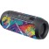 Portable acoustics Perfeo (PF_D0328) Street graffiti FM, MP3 USB/TF, AUX, TWS, LED, HF, 10 W, 180