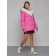 Winter jacket female, size 50, pink color