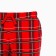 Pajama New Year's male kaftan "cage", red color, size 54