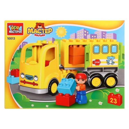 Constructor "Truck", large cubes, 23 details-1