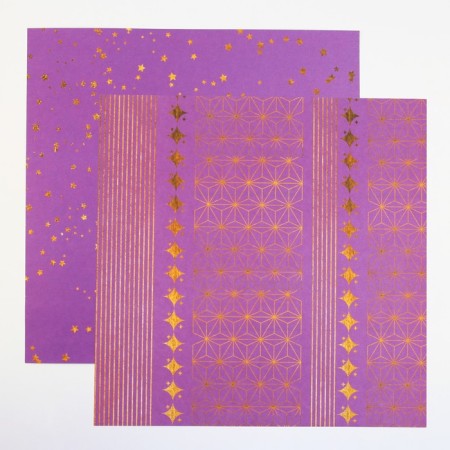 A set of paper for scrapbooking "Bright geometry", 12 sheets, 30.5 x 30.5 cm, 180 g/m²-15