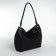 Load bag with a zipper, textura, large size, black color