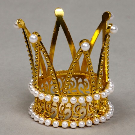 Topper for the Crown of the Princess, Color Gold