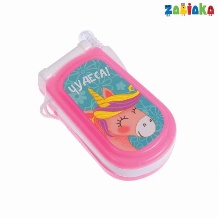 Musical telephone "Princess", Russian voice acting, lighting effects, works from batteries, mix-4