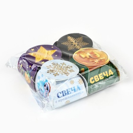 New Year's candle tea "New Year: Mix New Year", Diam 4 cm-14