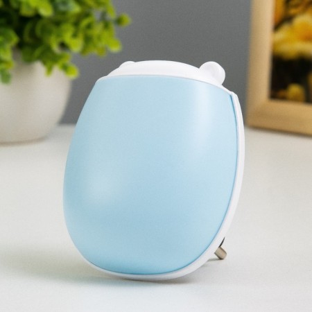 Nightlight "ears" LED 1W Blue and white 7x5x8 cm Risalux