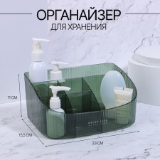 Organizer for storing cosmetic supplies 