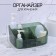 Organizer for storing cosmetic supplies "Green", 6 sections, 23 × 15.5 × 11 cm, translucent/green color