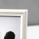 Photo frame plastic 13x18 cm "Golden spiral on white" 20.6x15.6 cm