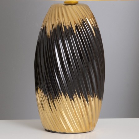 Table lamp "Sofia" 1x40W E14 black/gold 24x24x40cm-6