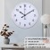 Watch wall, interior, silent, d-25 cm
