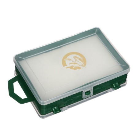 Box with insolon, for spinners and mormyshki, bilateral, 11+1 departments, 11.5 x 8.5 x 3.5 cm