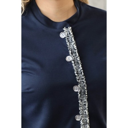 Female jacket, size 50, blue color-1